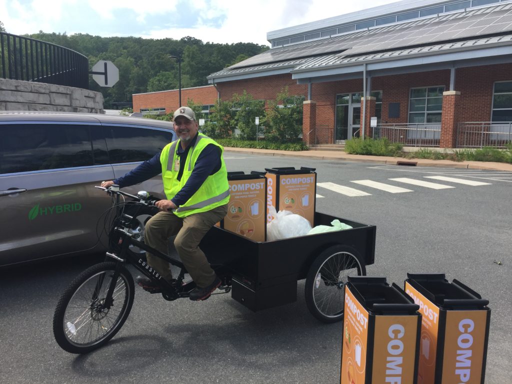 UVA Electric Campus Work EV Bike Virginia Clean Cities